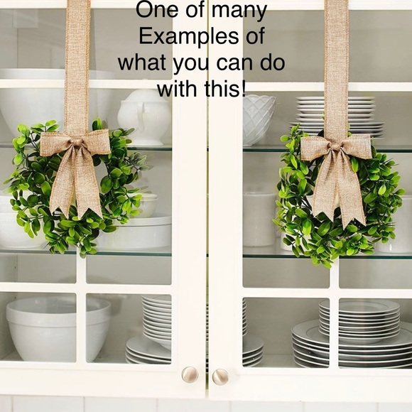 Artificial Eucalyptus Wreath. Size 13” l x 3” w x 13” h - Picture 3 of 6